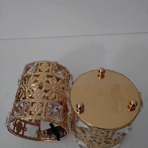 Decorative Metal 3-Wick Holiday Candle Holders - Picture 3 of 10